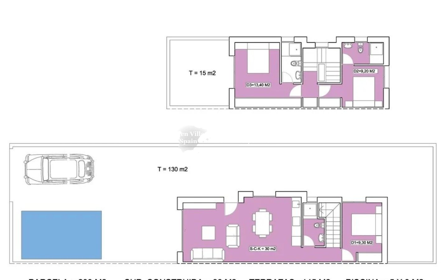 Neubau - Urbanisierung freistehende Villa - Daya Nueva