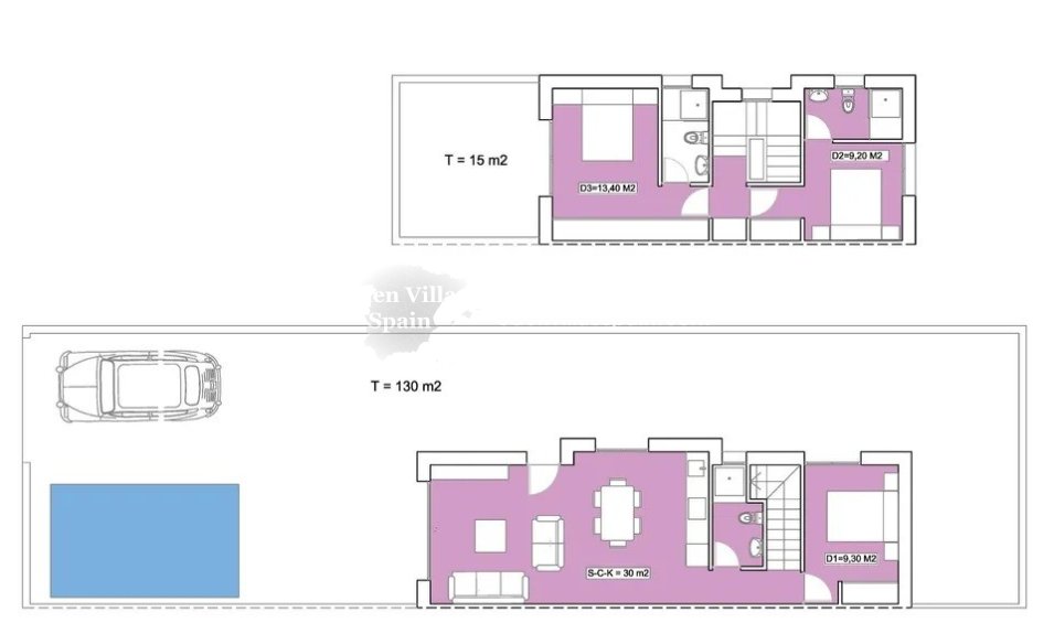 Obra Nueva - Chalet independiente - Daya Nueva