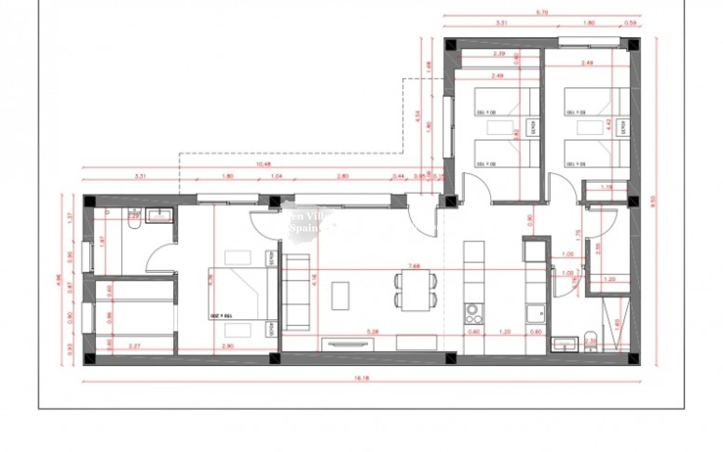 Obra Nueva - Villa a estrenar - Daya Nueva